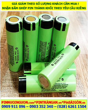 Tesla NCR18650B-3400mAh, Pin sạc 18650 3.7v Tesla NCR18650B-3400mAh dòng xả 10A chính hãng